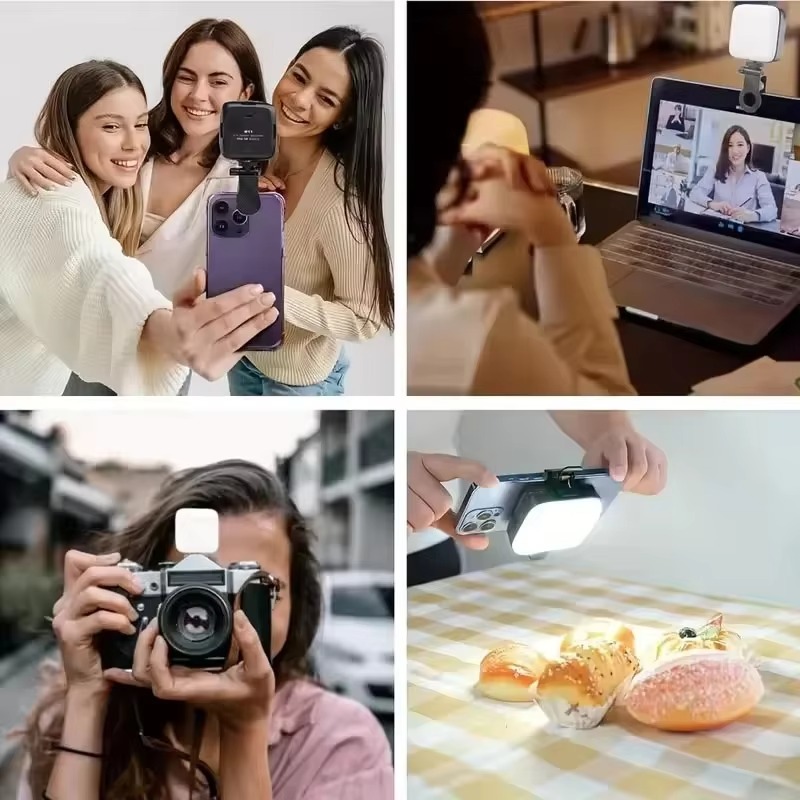 Photography Lighting Meter - 휴대용 클립형 스마트폰 셀카 링 라이트,