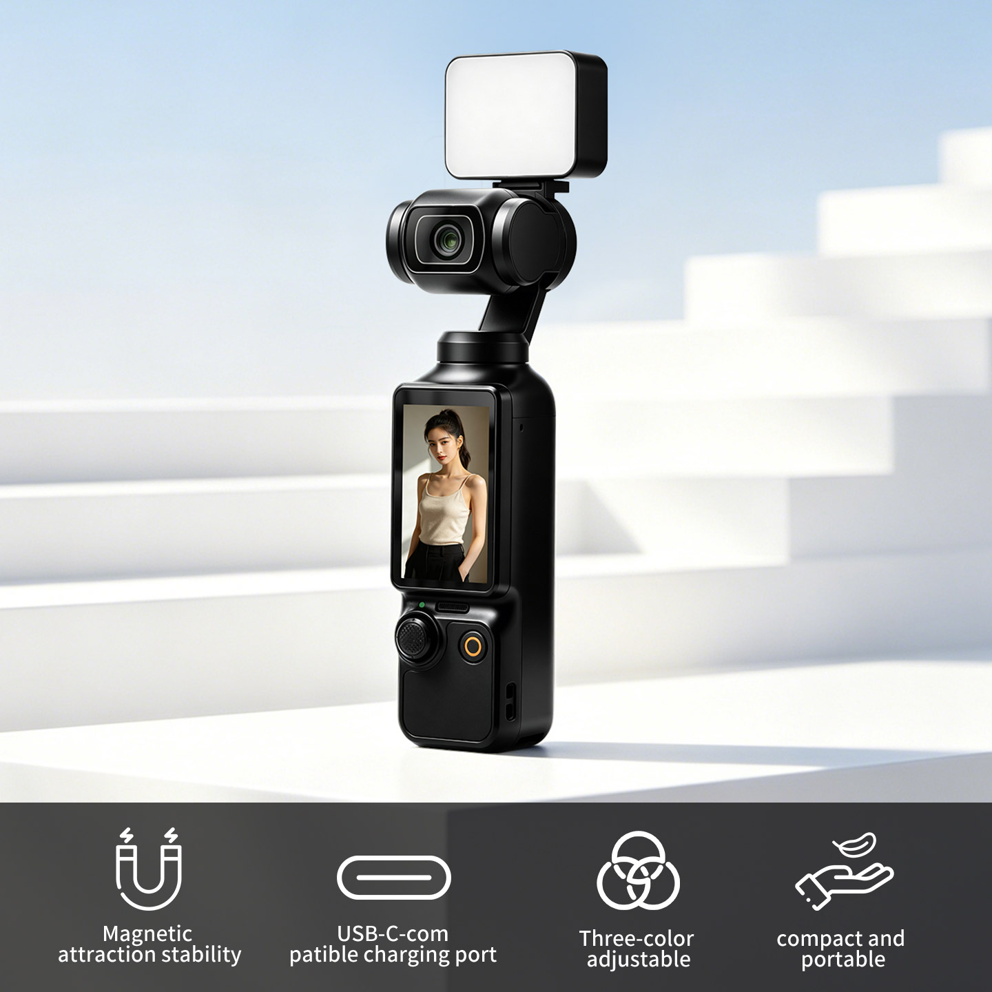 Photography Lighting Kit Portable - DJI 오즈모 포켓 3 미니 브이로그