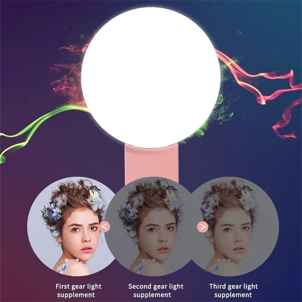 휴대용 미니 셀카 링 라이트, LED 램프, USB 충 - Photography Mobile Lighting 리뷰 및 가격