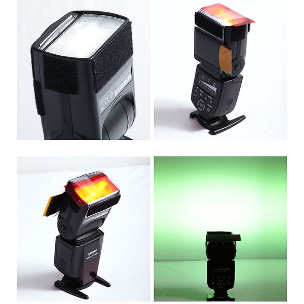12색 카메라 플래시 젤 조명 필터 키트, 스피드라이트 - Photography Lighting Meter 리뷰 및 가격