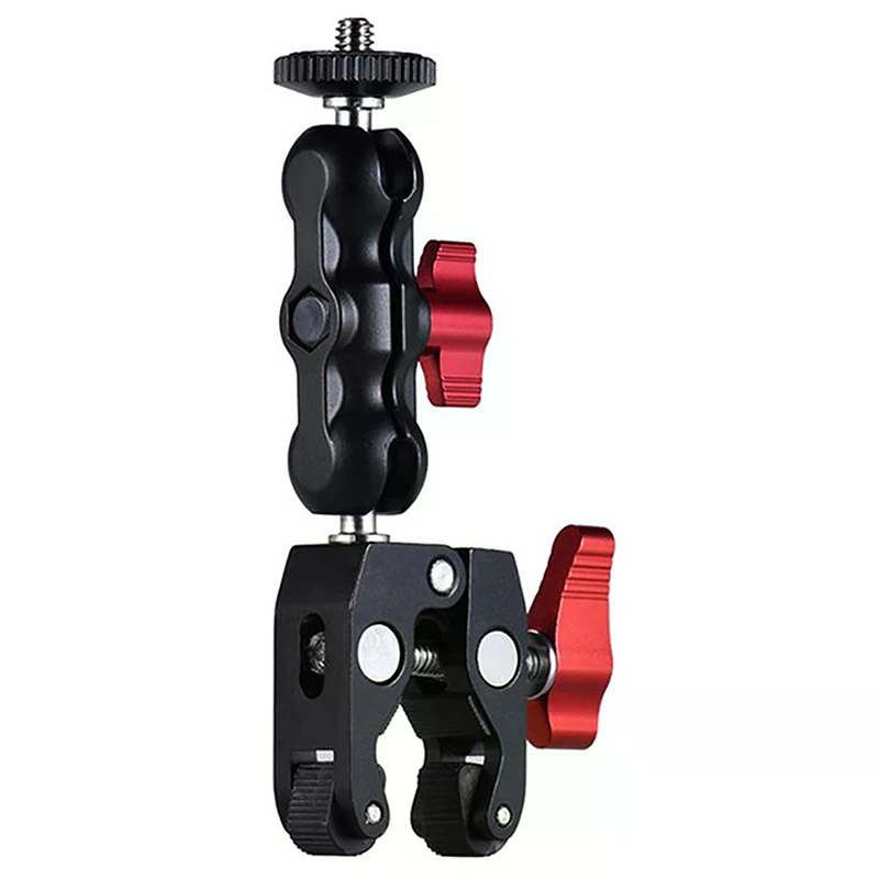 더블 볼 헤드 매직 암 클램프 알루미늄 합금 1/4인치 - Photography Lighting Description 리뷰 및 가격